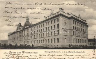 Traiskirchen, Hauptgebaude der K.u.K. Artillerie-Cadettenschule / main building of the Austro-Hungarian Army Artillery cadets school (EK)