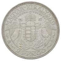 1935. 2P Ag "Madonna" T:2
Hungary 1935. 2 Pengő Ag "Madonna" C:XF
Adamo P7, Un...