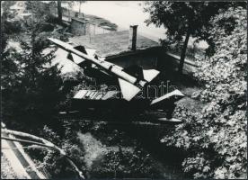 cca 1980-1990 Rejtett légvédelmi rakétaállás, 13x18 cm