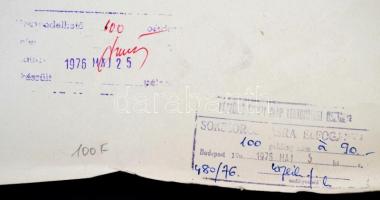 Hertay Mária (1932-): Szegfű. Rézkarc, papír, jelzett, 45×12 cm