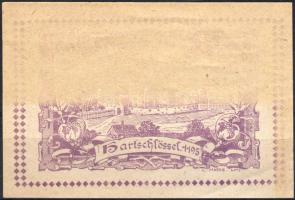 Ausztria 1920. 60 heller szükségpénz hiányos lila szinnyomattal T: kiváló