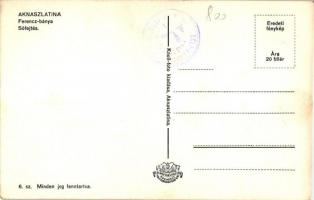 Aknaszlatina, Solotvyno; Ferencbánya, sófejtés, kiadja a Knoll-foto / salt mine interior, miners, So...