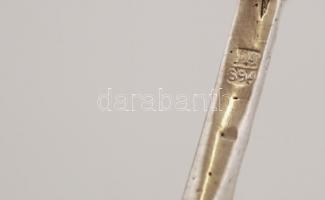 Ezüst (Ag.) tora mutató, jelzett, h:10,5 cm, nettó:15 g