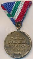 1938. "Felvidéki Emlékérem - II. Rákóczi Ferenc" Br emlékérem nem eredeti mellszalaggal T:...