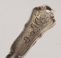 Ezüst (Ag.) tora mutató, jelzett, h:8,5 cm, nettó:11 g