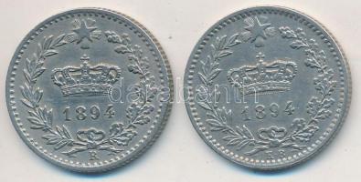 Olaszország 1894KB+R 20c Cu-Ni 2xklf verdejelű, Berlin és Róma T:1-,2
Italy 1894KB+R 20 Centesimi C...