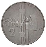 Olaszország 1927R 2L Ni "III. Viktor Emánuel" T:2-,3
Italy 1927R 2 Lire Ni "Vittorio...