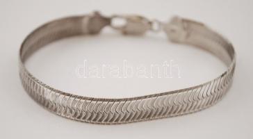 Ezüst karkötő , Ag., nettó: 13,1gr., jelzett,19cm / Silver bracelet, Ag, net:.13,1 grams, marked, 19 cm