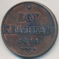 1848. 1kr Cu T:2 karc