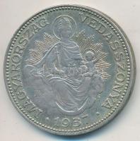 1937. 2P Ag "Madonna" T:2,2-
Adamo P7