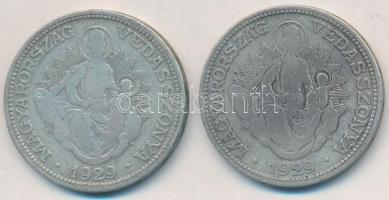 1929. 2P Ag "Madonna" (2x) T:3
Adamo P7