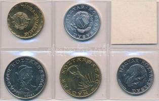 1990. 1Ft-20Ft 5xklf db, kiadatlan forgalmi sor nem eredeti fóliatokban, "Magyar Köztársaság&qu...