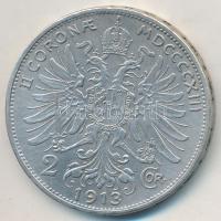Ausztria 1913. 2K Ag "Ferenc József" T:2 Austria 1913. 2 Corona Ag "Franz Joseph" C:XF
