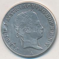 Ausztria 1840A 20kr Ag "V. Ferdinánd" T:2- forrasztásnyomok, fny.
Austria 1840A 20 Kreuze...