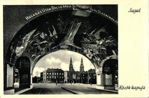 13 db RÉGI magyar városképes képeslap, néhány fotólappal, vegyes minőség / 13 old Hungarian town vie...