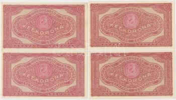 1920. 2K 4x2db sorszámkövető pár T:I,I-