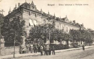 Szeged, Utász laktanya, Hattyas sor; Grünwald Henrik kiadása