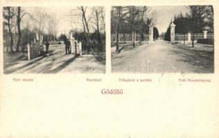 Gödöllő, Park; kiadó Schulcz J.