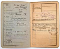 1940 Gyalogsági katona igazolványi lapja