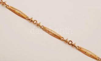 14 K arany óralánc nettó: 28,5 g / 14 C gold watch chain 28,5 g