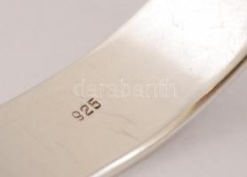 Ezüst karkötő, Ag., nettó: 33gr., jelzett, d:6cm / Silver bracelet, Ag, net.. 33gr, marked, d:6cm