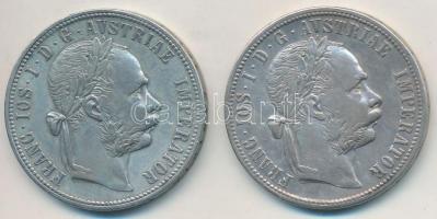 Ausztria 1878-1887. 1Fl Ag "Ferenc József" (2x) T:2-
Austria 1878-1887. 1 Florin Ag &quot...