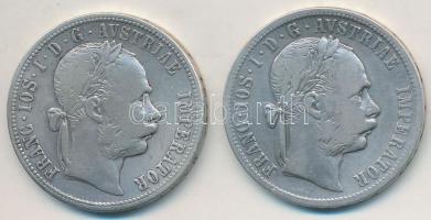 Ausztria 1877-1892. 1Fl Ag "Ferenc József" (2x) T:2-,3
Austria 1877-1892. 1 Florin Ag &qu...