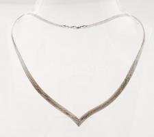 Ezüst nyaklánc, Ag., nettó: 14,6gr., jelzett, 41cm /Silver necklace, Ag, net. 14,6gr, marked, 41 cm