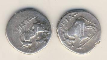 Ókori Görögország/Illyria/Apollonia Hemidrachme Ag 229 után, 2 klf variáns T:3