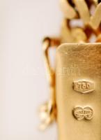 18 K arany nyaklánc, kapcsos szerkezettel. Jelzett. 43 cm Nettó 34,2 g / 18 C gold necklace 43cm  ne...