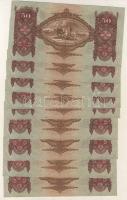 1932. 50P (17x) egymásutáni sorszámokkal T:I