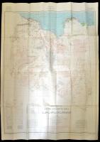 1962 Nagyméretű Líbia térkép / Large map of Libya 90x110 cm