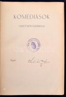 Komédiások. Ditrói Mór emlékiratai. Bp., é.n., Közlekedési Ny. 174 p., 20 t. Kiadói, kopottas egészv...