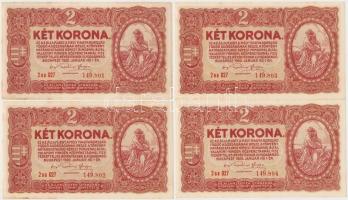 1920. 2K &quot;2aa&quot; (8x) sorszámkövetők T:I,I-