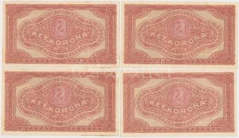 1920. 2K "2aa" (8x) sorszámkövetők T:I,I-