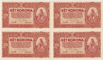 1920. 2K "2aa" (8x) sorszámkövetők T:I,I-