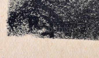 Ruzicskay György (1896-1993): Illusztráció a Szerelemkeresőkből. Algrafia, papír, jelzett az algrafi...