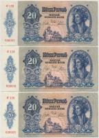 1941. 20P (8x) sorszámkövetők T:I