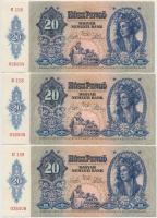 1941. 20P (8x) sorszámkövetők T:I