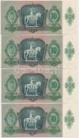 1936. 10P (8x) sorszámkövetők T:I