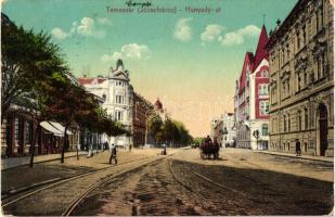 Temesvár, Timisoara; Józsefváros, Hunyady út / street (kopott sarkak / worn edges)