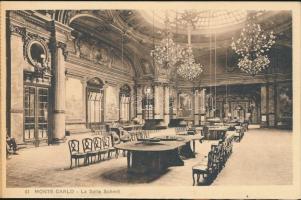 cca 1920 Monaco - Monte Carlo levelezőlap tömb. 15x9 cm