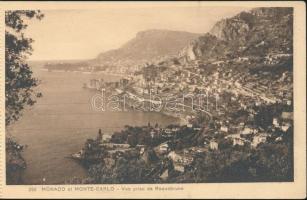 cca 1920 Monaco - Monte Carlo levelezőlap tömb. 15x9 cm