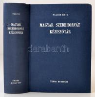 Palich Emil: Magyar-szerbhorvát kéziszótár. Bp., 1982, Terra. Kiadói egészvászon-kötésben. A gerincén apró sérülés.