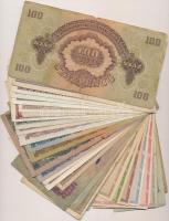 34db-os vegyes pengő bankjegy tétel, benne 1930. 20P T:I-,II-,III,III-