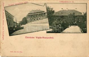 Vajdahunyad, Hunedoara; Főbányatáncsosi lak, Vasgyári igazgatósági épület, Honisch udv. fényképész felvétele / mine councillor's house, iron works directorate (EK)