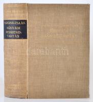 Vargha Ferenc - Isaák Gyula: Bűnvádi perrendtartás. Bp., 1930, Grill K. X+839+53 p. Kiadói egészvász...