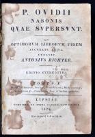P. Ovidii nasonis quae supersunt. Ad optimorum librorum fidem accurate edita. Curavit Antonius Richt...