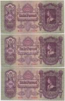 1930. 100P (8x) sorszámkövetők T:I,I-