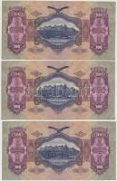 1930. 100P (8x) sorszámkövetők T:I,I-